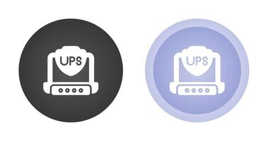 UPS vector icono