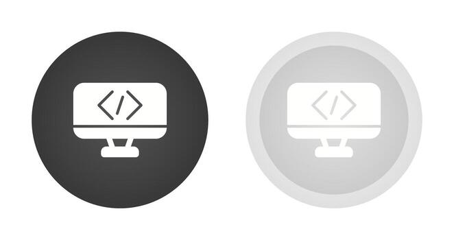 icono de vector de codificación