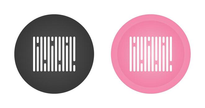 icono de vector de código de barras