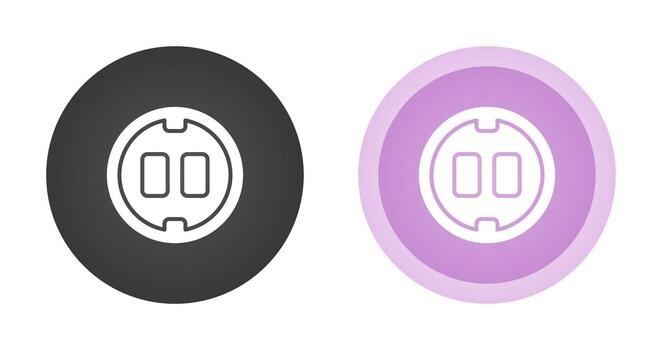 icono de vector de enchufe
