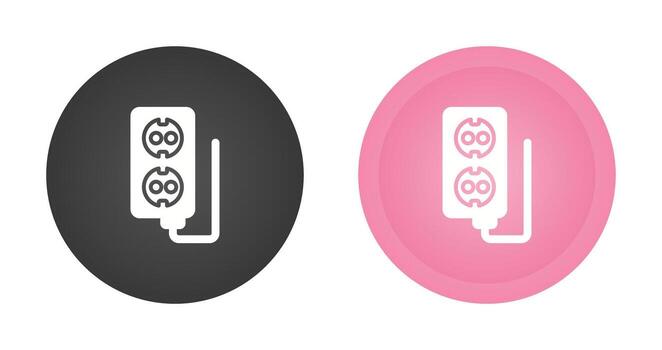 icono de vector de enchufe