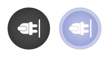 icono de vector de enchufe