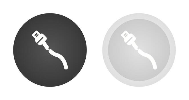 Broken Cable Vector Icon
