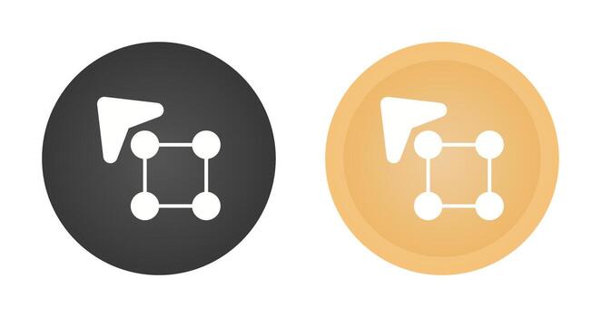 selección vector icono