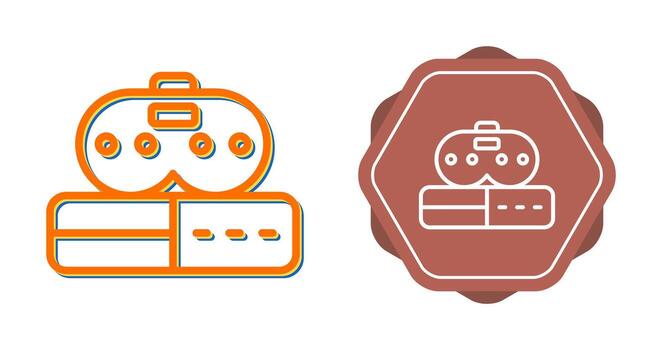 Gaming Console Controller Vector Icon