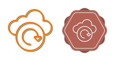 Cloud Backup Vector Icon
