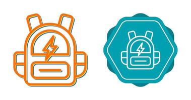 Smart Backpack Vector Icon