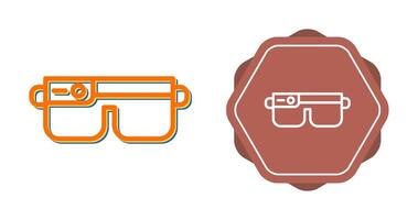 icono de vector de gafas inteligentes