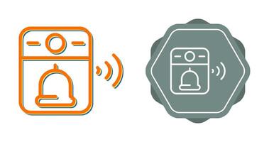 vídeo timbre de la puerta vector icono