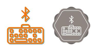 Bluetooth Keyboard Vector Icon