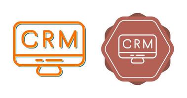 CRM Analytics Vector Icon