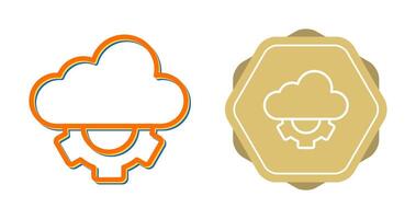 Cloud API Vector Icon