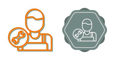 HVAC Technician Vector Icon