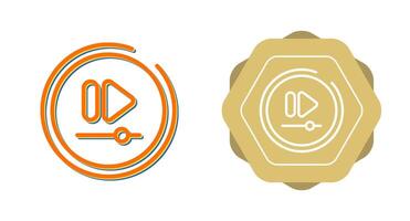 Video Fast Forward Button Vector Icon
