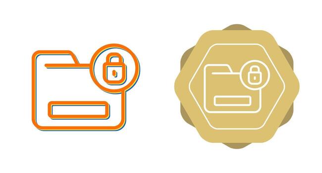 documento cifrado vector icono