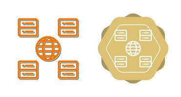 Content Delivery Network Vector Icon