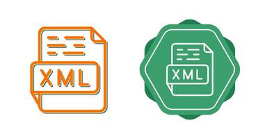 XML Vector Icon