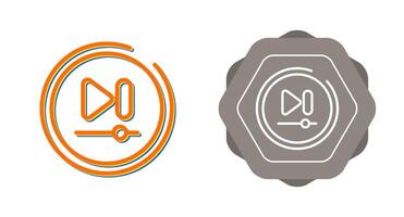 Video Next Track Button Vector Icon