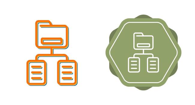 documento clasificación vector icono