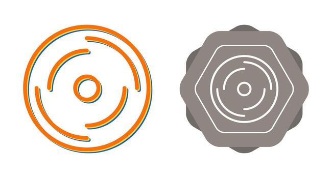 Disk Vector Icon