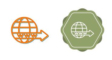 Domain Forwarding Vector Icon