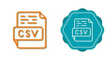 CSV Vector Icon