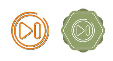 Next Track Button Vector Icon