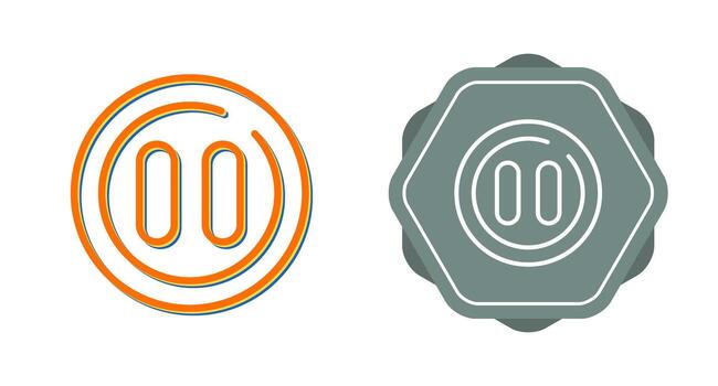 Pause Circle Vector Icon