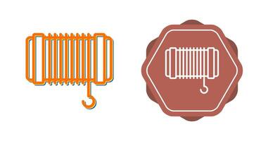 cable tracción cuerda vector icono