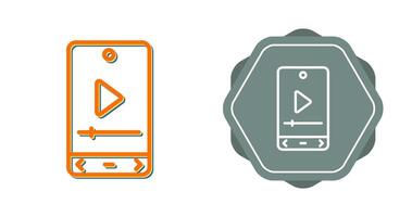 Video Player Vector Icon