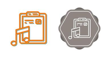 Music File Vector Icon