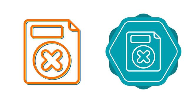 Eliminar botón vector icono