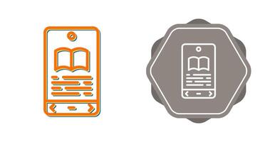 E book Reader Vector Icon