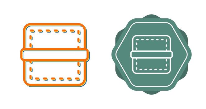 icono de vector de borde