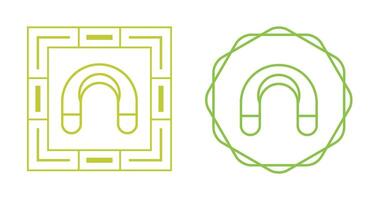 Inflatable pillow Vector Icon