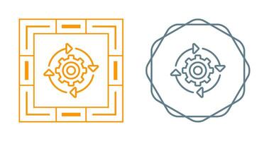 continuo integración vector icono