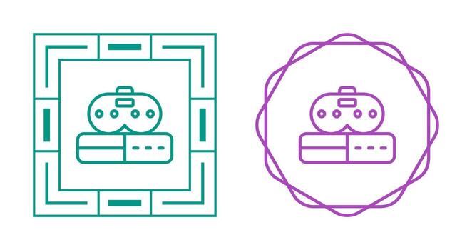 Gaming Console Controller Vector Icon