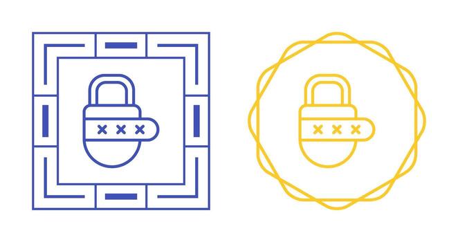 icono de vector de bloqueo inteligente