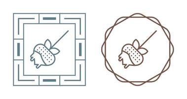 Chocolate fondue Vector Icon