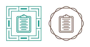 Writing Pad Vector Icon