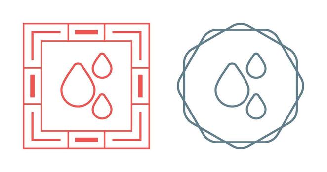 Raindrop Vector Icon