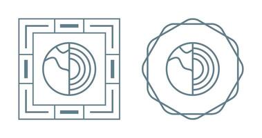 geología vector icono