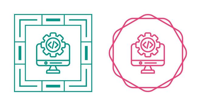 software desarrollo vector icono