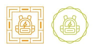 Smart Backpack Vector Icon