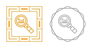 icono de vector de investigación de mercado