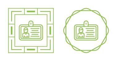 Business Card Vector Icon