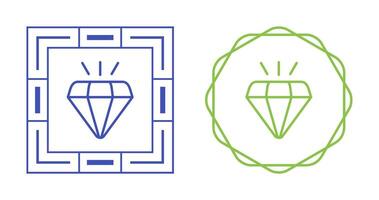 icono de vector de diamante