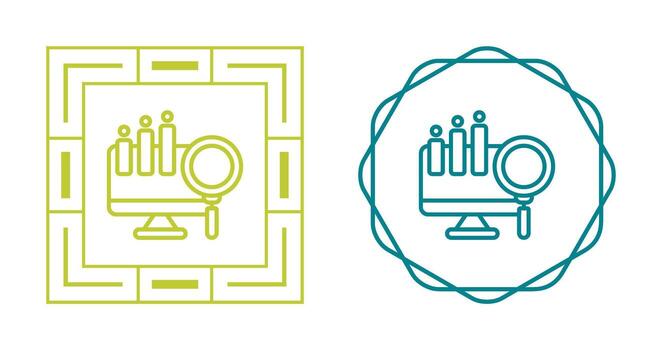 Big Data Analytics Vector Icon