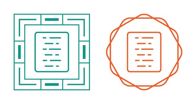 documento alinear centrar vector icono