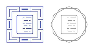 Document Align Right Vector Icon